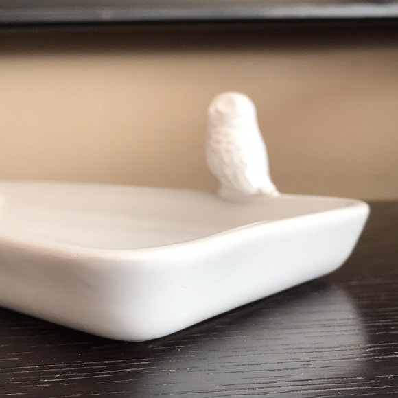 Threshold Stoneware Owl Tray / Serving Platter - Picture 8 of 12